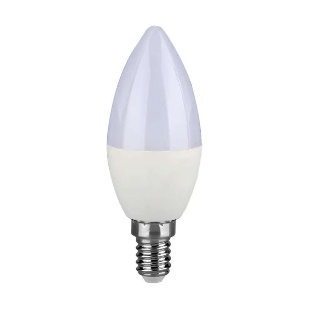 Lampadina LED E14 2,9W Candela 3000K, vista frontale