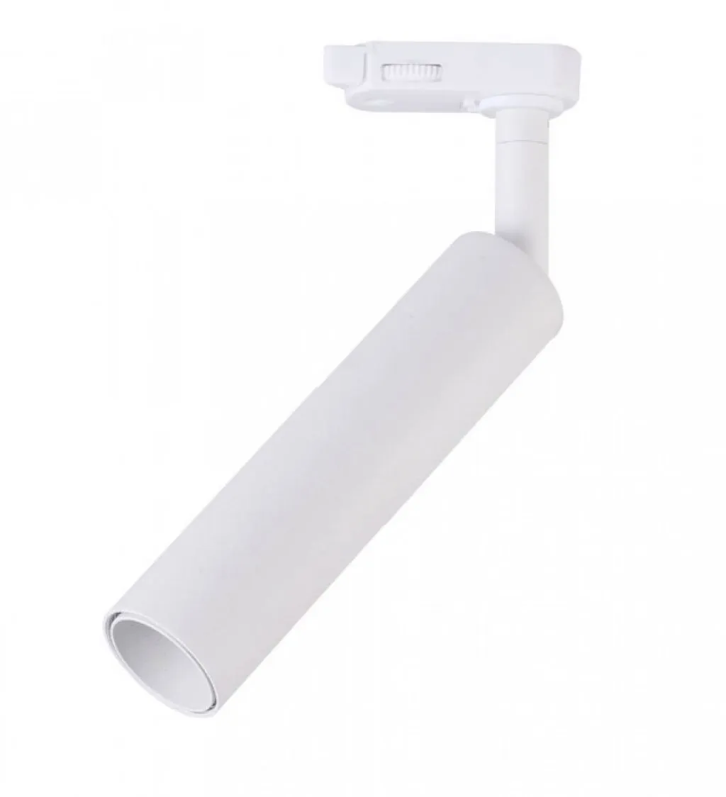 Faretto LED da Binario Chip Samsung 15W Colore Bianco 5000K, vista angolata