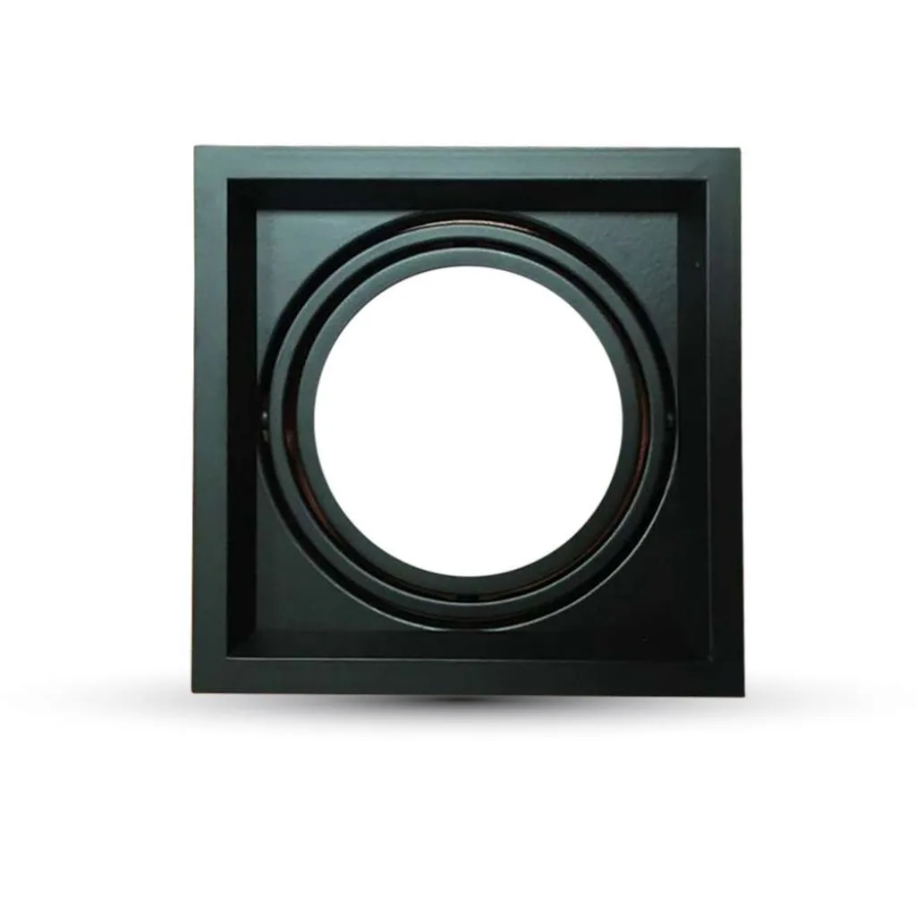 Porta AR111 Singolo Colore Nero, vista frontale