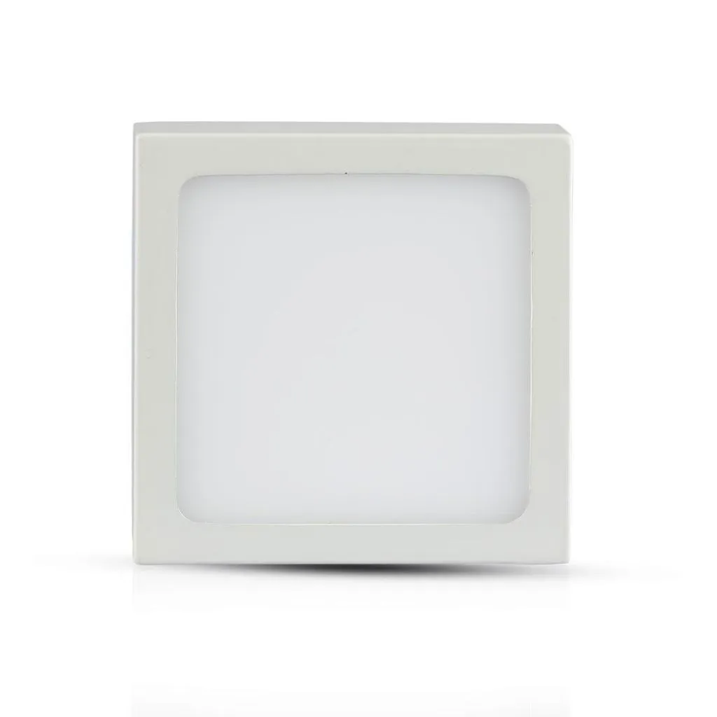 Pannello LED 18W Montaggio a Plafone Quadrato 3000K, vista frontale
