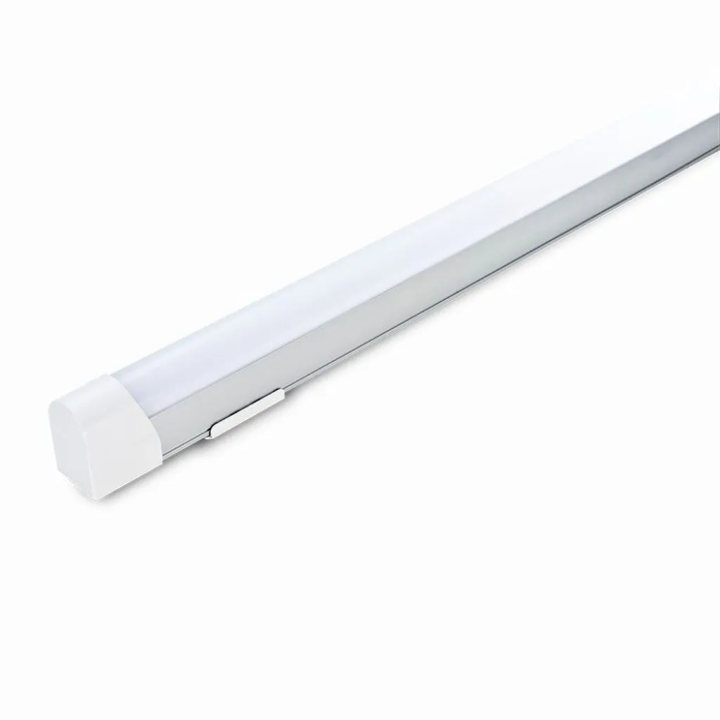 Plafoniera LED Lineare 10W 60cm 6000K, vista angolata