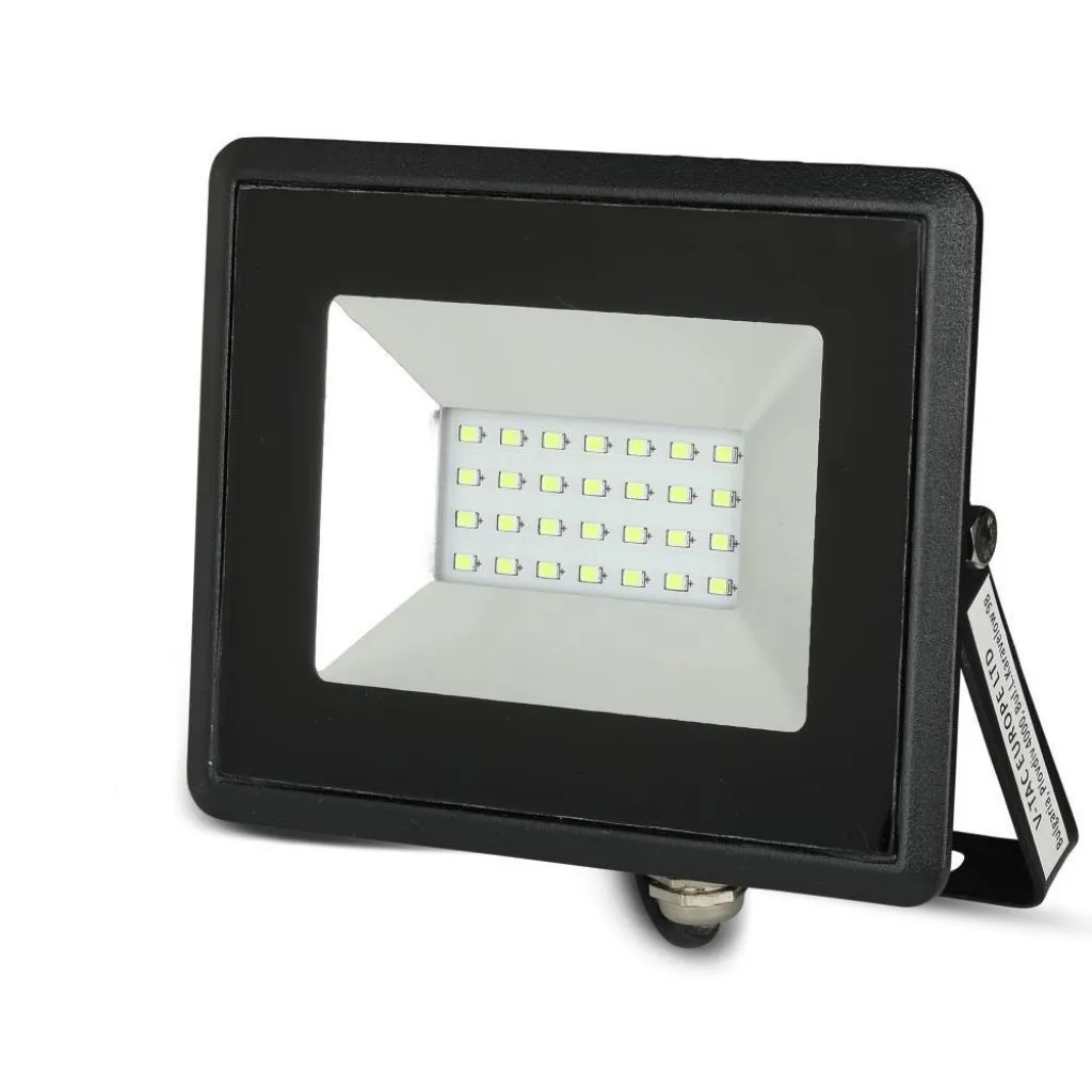 Faro LED SMD 20W E-Series Colore Verde, vista frontale angolata
