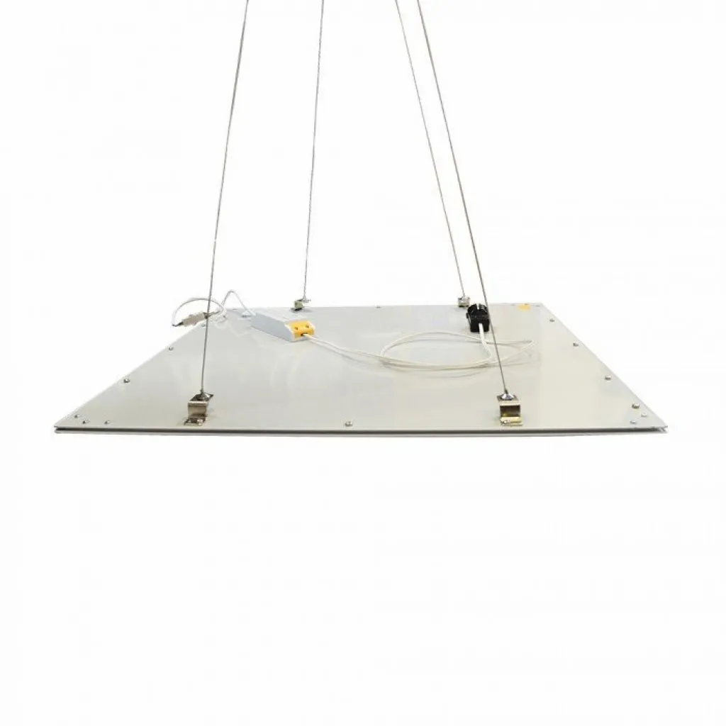 Kit Universale Pannelli Led Per Montaggio A Sospensione, vista posteriore angolata