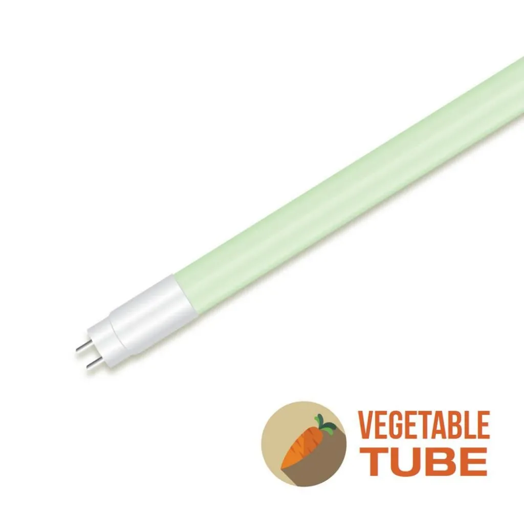 Tubo LED T8 18W G13 120cm per Ortofrutta, vista angolata