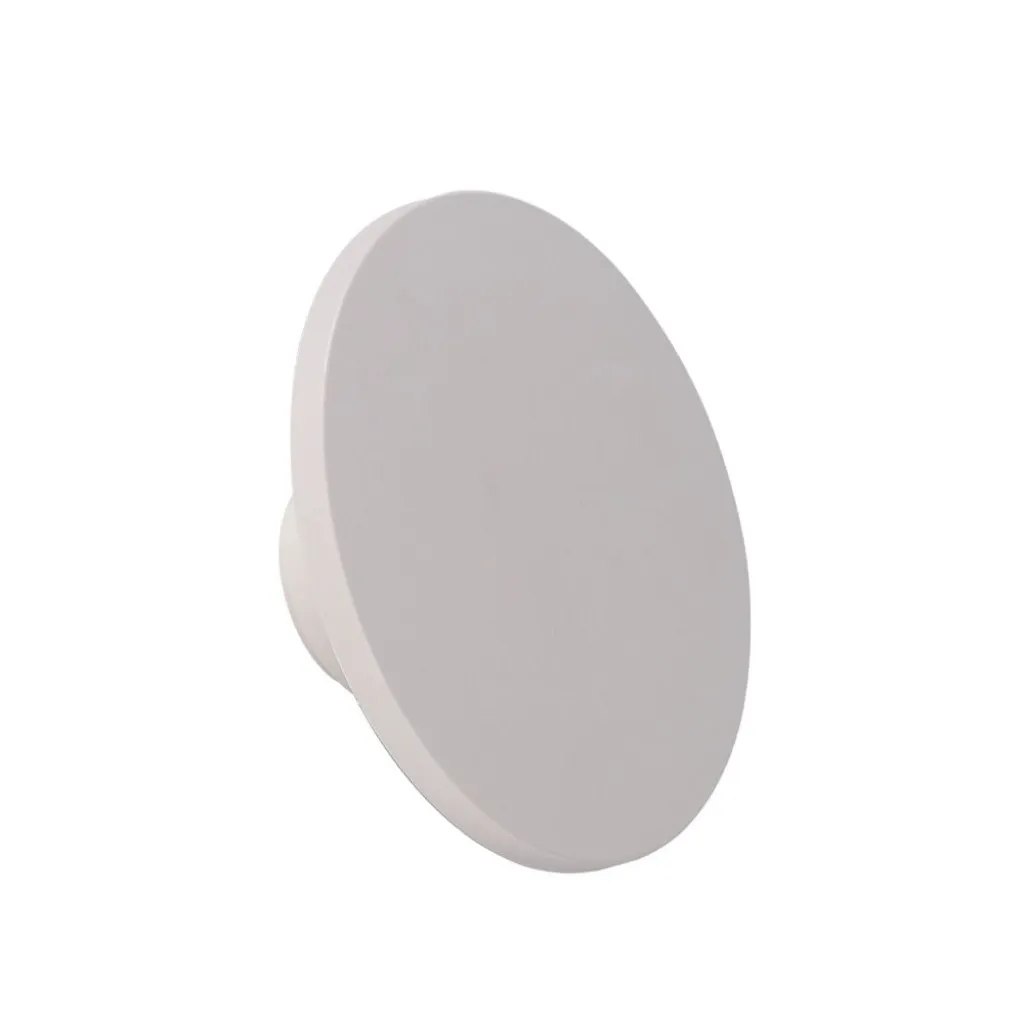 Plafoniera LED Rotonda 12W Colore Bianco d: 160mm h: 60mm 3000K, vista angolata