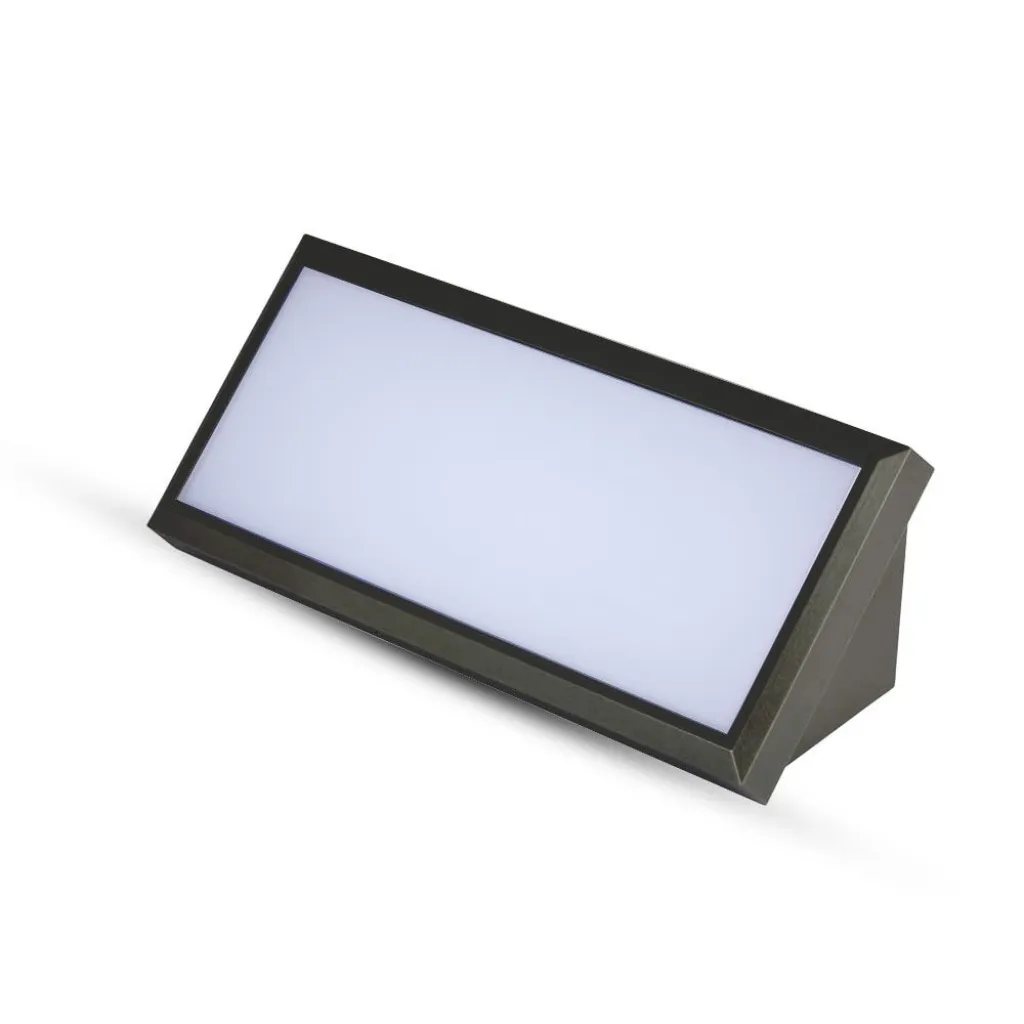 Lampada LED da Muro Angolare 12W Colore Nero 3000K, vista