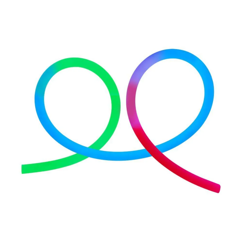 Strip LED Neon Flex 10W/m 120 LED/m Bobina 10m 24V RGB, vista angolata