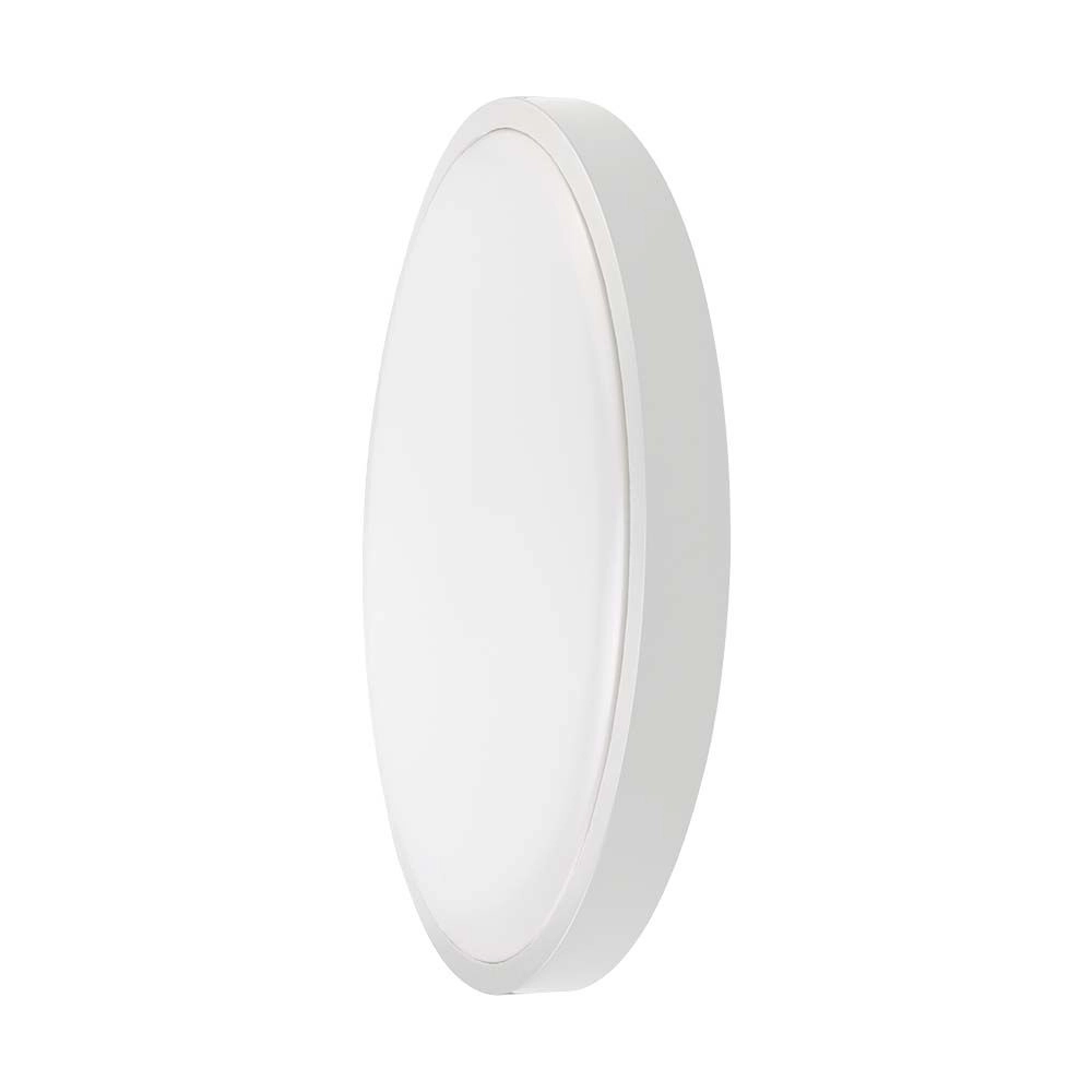 Plafoniera LED Rotonda 36W Chip Samsung con Telecomando e Sensore di Movimento a Microonde Colore Bianco 4000K, vista laterale