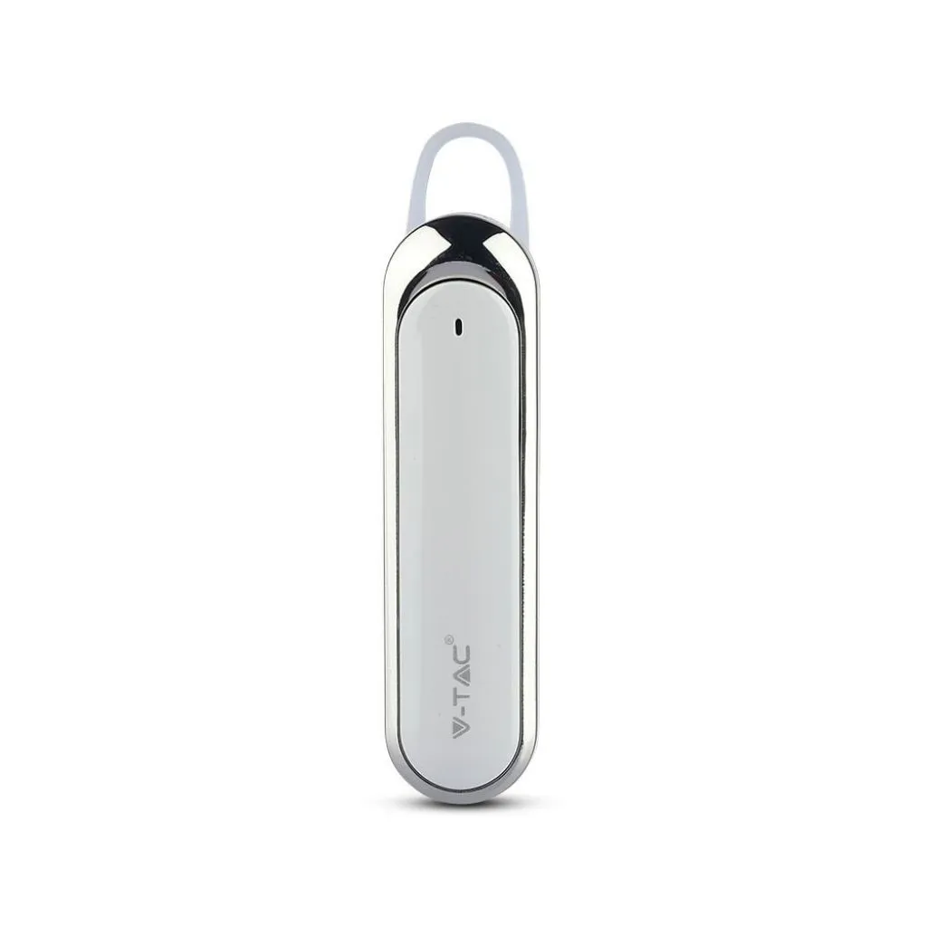 Auricolare Bluetooth 170mAh Colore Bianco, vista frontale