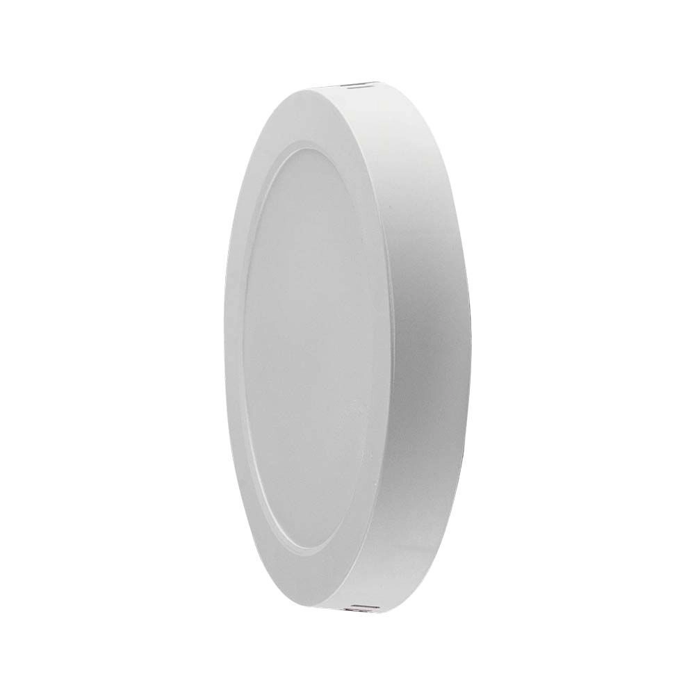 Plafoniera LED Chip Samsung Tonda 18W 110LM/W Colore Bianco 3000K, vista laterale
