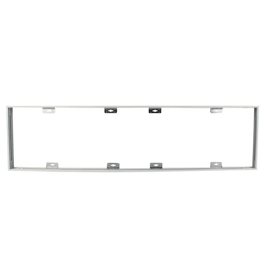 Supporto Per Montaggio A Plafone Pannelli Led In Alluminio 12030Cm Colore Bianco, vista del supporto