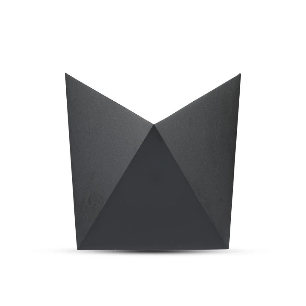 Lampada Led Da Muro A Tasca 5W 110Lmw Colore Nero 4000K, vista frontale