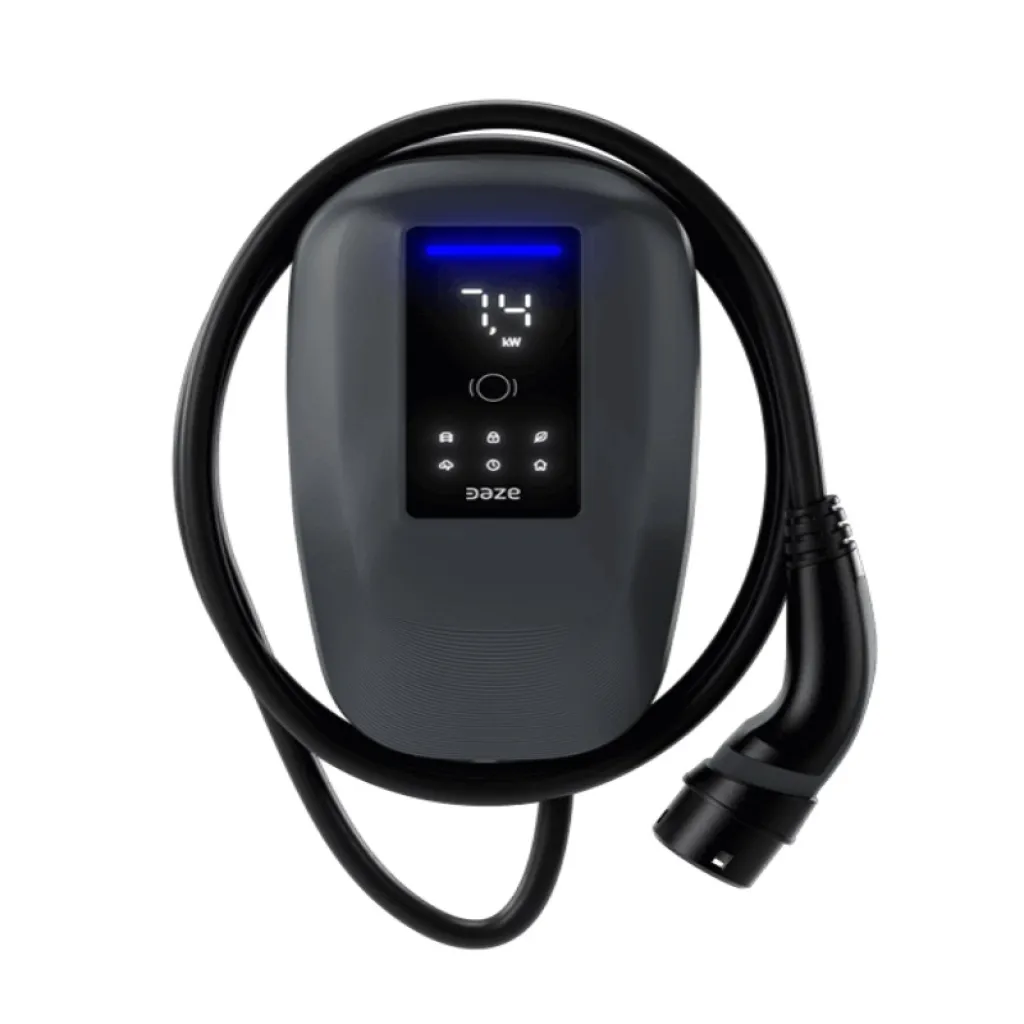 Cover Grigia Compatibile con Wallbox Stazioni di Ricarica DazeBox Home T Monofase e Trifase, vista frontale