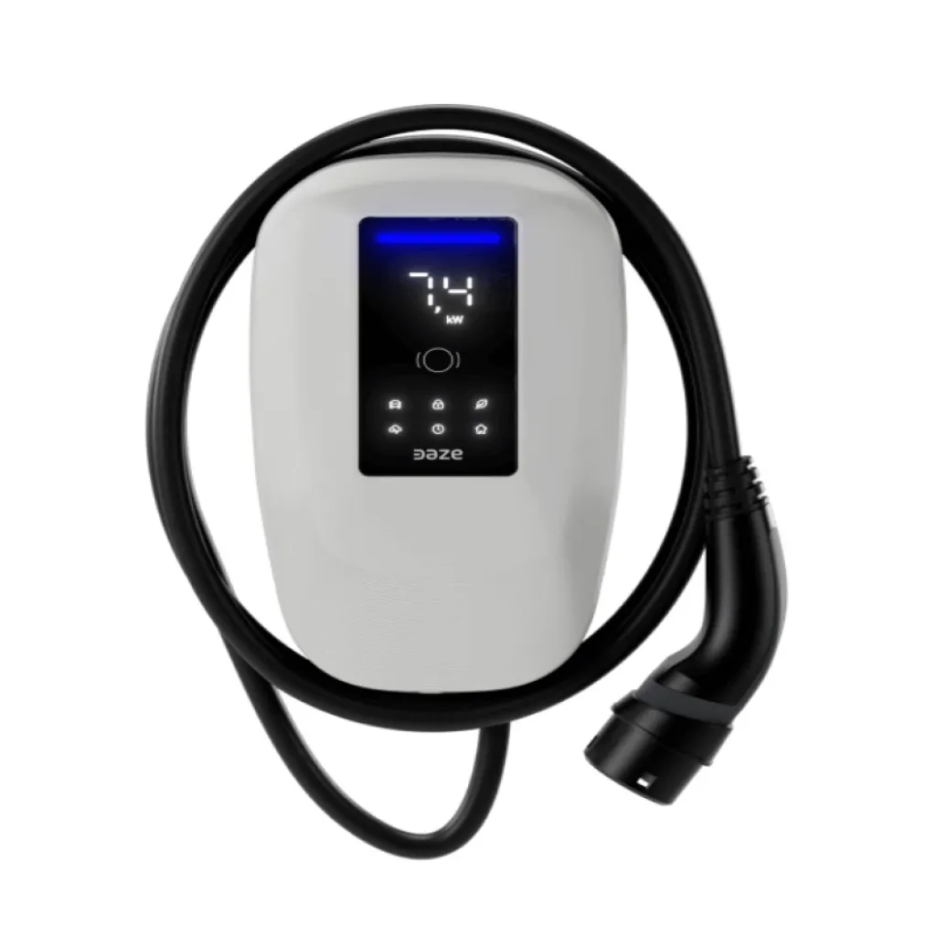 Cover Bianca Compatibile con Wallbox Stazioni di Ricarica DazeBox Home T Monofase e Trifase, vista frontale