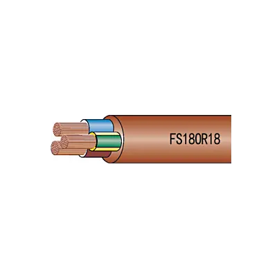 Cavo Pentapolare FS18OR18 450/750V 5x2,5mmq Marrone, vista generale