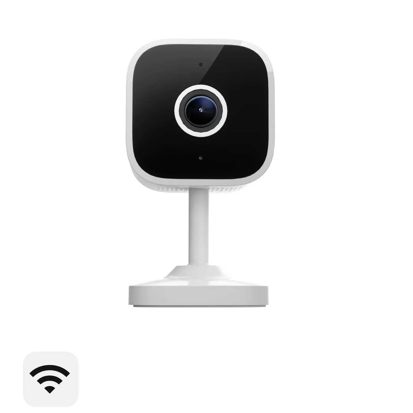 Videocamera Sorveglianza Smart WiFi Indoor Slim Gen2 AI 1080P Full HD, vista frontale